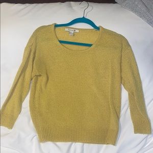 Forever 21 mustard yellow sweater